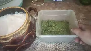 Зеленая соль для супов и вторых блюд