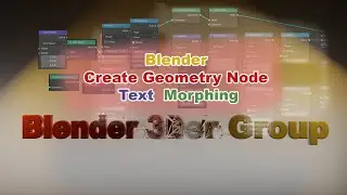 Blender Text to Object Transition Effect