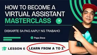 Start Your Online Jobs Career From A to Z Masterclass For Beginners No Experience Students Lesson 6