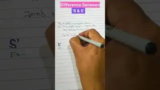 Difference Between 'S And S' In English Grammar - Apostrophe In English 🔥@gsrenglish