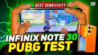 Infinix Note 30 | Best Sensitivity + Gyro + Controls🔥 | Pubg 60 Fps Test