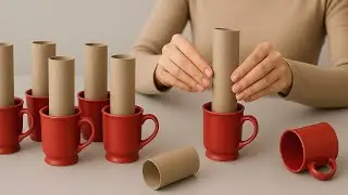 😍 4 ADORABLE DIY Ideas With Old Mugs and Toilet Paper Rolls!