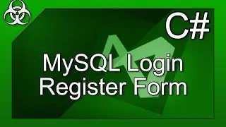 MySQL Login & Register Form System in C# Tutorial