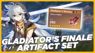 GLADIATOR'S FINALE SET - GENSHIN IMPACT ARTIFACT SET SERIES