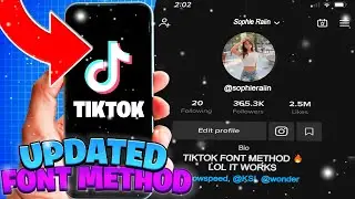 UPDATED TikTok Font Username Method! (Any Username For FREE)