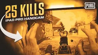 [ HANDCAM ] IPAD PRO 2021 PUBG MOBILE GAMEPLAY | 25 KILLS SOLO VS SQUAD 2 GAMEPLAYS