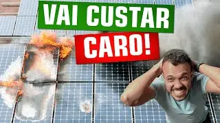 ⚠️ O que ACONTECE se eu ANDAR sobre as PLACAS SOLARES?