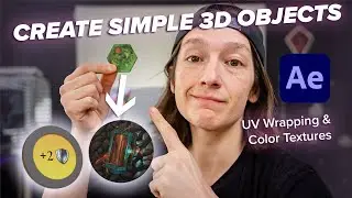 How to Create Simple Objects for 3D Product Videos - UV Wrapping and Color Materials