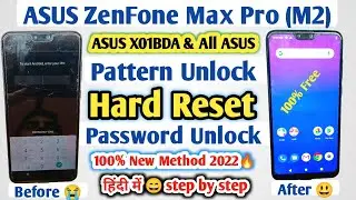 Asus Zenfone Max Pro M2 Pattern/Password Unlock | Asus Zenfone Max Pro M2 Hard Reset | X01BDA Reset