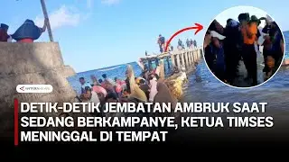 Jembatan ambruk saat sedang berkampanye, ketua timses meninggal di tempat