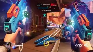 Sweating my nuts off!!-Overwatch comp gameplay