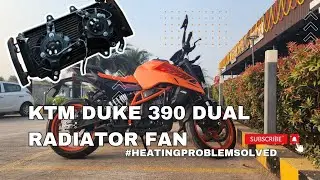 2024 KTM Duke 390 issue solved 😍😍 || KTM Dual Radiator fan #ktm390 #ktmduke390 #ktmlover