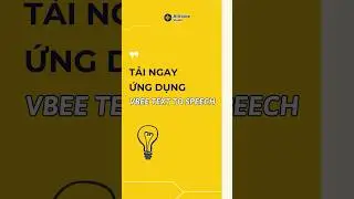 Vbee Text To Speech - Ứng dụng chuyển văn bản thành giọng nói AI nhanh chóng, dễ dàng #texttoaudio