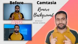 Change video background -remove green screen and Solid Backgrounds in Camtasia 2021 |