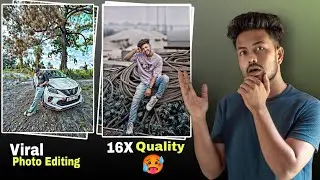 Trending 8K Quality Photo Editing 1 click मैं करना सीखें 🔥| How to increase photo quality