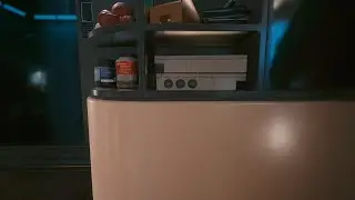 Cyberpunk 2077--clearing space in V's default apartment