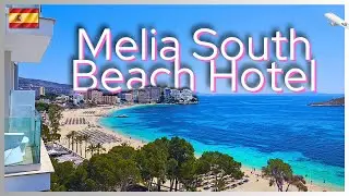 Melia South Beach Hotel - Full hotel tour in Magaluf Mallorca 2024