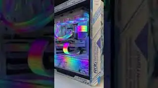 White ROG Gaming PC Build #Shorts