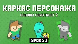 Каркас персонажа 👔 Урок 2.1 🚀 Основы Construct 2