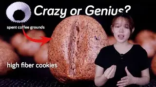 I Made My Coffee Grounds into High-Fiber Cookies | Crazy or Genius Idea?