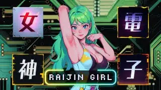 Tokyo electro Goddess - 80's Synthwave music - Synthpop chillwave ~ Cyberpunk electro arcade mix