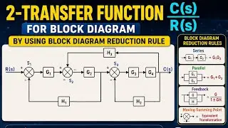 2-Transfer Function C(s)/R(s) for the Block Diagram by using Block Diagram Reduction Rule