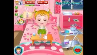 Бесплатные игры онлайн  Baby Hazel Stomach Care  Малышка Хейзел Болезнь, игра для детей