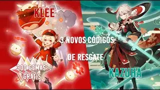 3 NOVOS CÓDIGOS DE RESGATE | 300 GEMAS GRÁTIS | GENSHIN IMPACT 1.6 LIVE