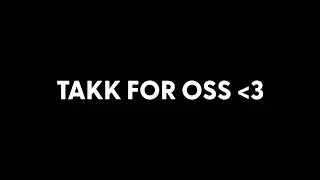Takk for oss!