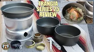 Trangia Series 25 Stove Cook Set Review | Cooking Salmon, Edamame, Rice, and Tea