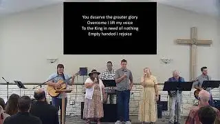 August 6, 2023.  Worship Service