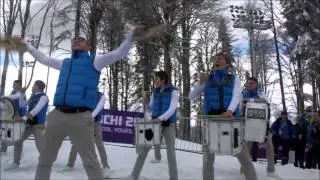 Барабанщики в паралимпийской 