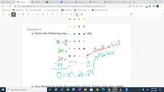 Solving Inverse Variation Algebraically with Factoring