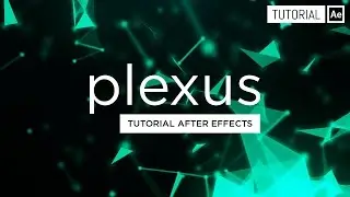 Intro with Plexus plugin After Effects tutorial