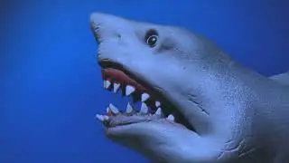 A Big Dinosaur vs a Megalodon