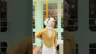 Seru banget nih ke cafe pakai ootd kece😍 #mixandmatch #ootd #outfithangout #outfithijab