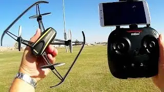 DROCON Navigator UDI U31W Telemetry 720p HD FPV Camera Drone Flight Test Review