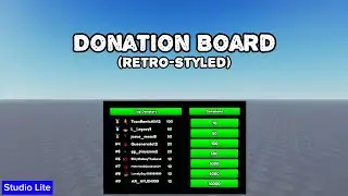 Donation Board | Studio Lite Tutorial