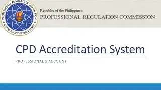 CPDAS Manual for Professionals | Create an Account Now