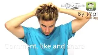 Adam Levine hair - Men's hair styling tutorial by Dre Drexler