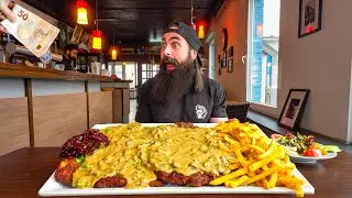 WIN €50 IF YOU CAN FINISH THIS SCHNITZEL CHALLENGE IN GERMANY THAT'S 10 YEARS OLD! | BeardMeatsFood