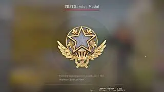 CSGO 2021 SERVICE MEDAL AND BOOSTING RANK