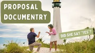 Miami Proposal Engagement | Photographer Videographer | Cape Florida Lighthouse