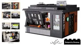 CaDA Bricks Coffee Shop C66005W | Moc by OhSoJang