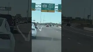 Tesla car chasing an airplane ✈️ 