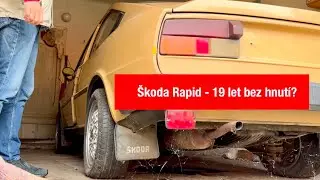Škoda Rapid 130 1986 - 19 let bez hnutí? 😳
