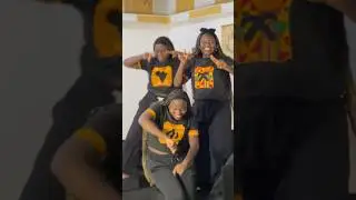 Triplets dancing to No competition by Okyeame Kwame ft Kuami Eugene #triplets #viral #youtubeshorts