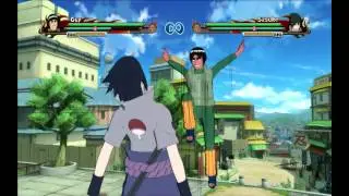 Guy Asakujaku and Dynamic Entry Jutsu