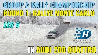 RBR Group A Rally Championship -  Round 1: Rallye Monte Carlo - Leg 6 - Audi 200 quattro | RSF