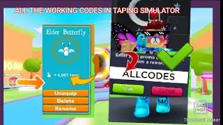 All the new working codes in taping simulator